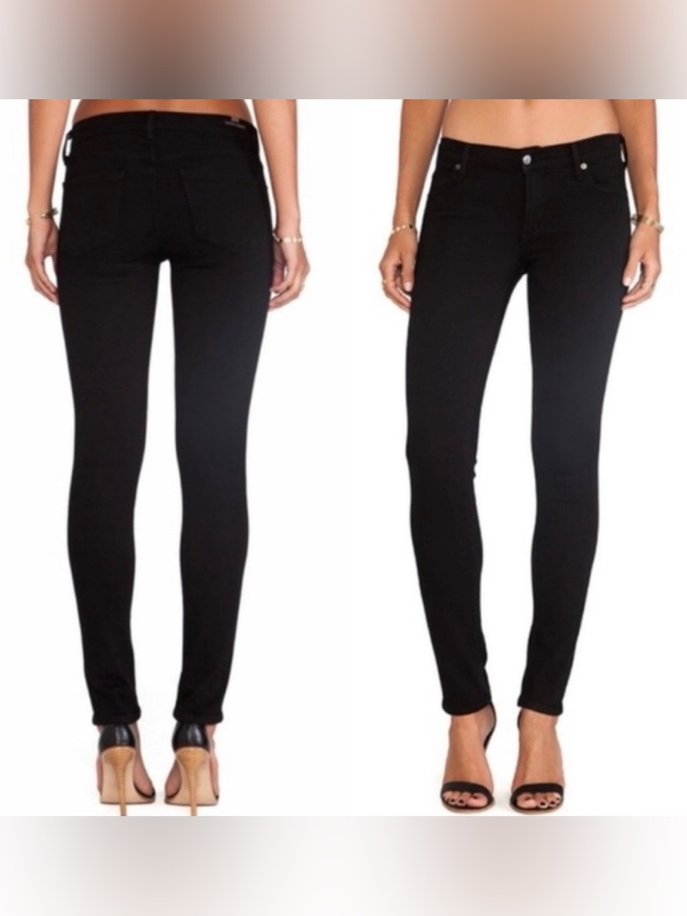 Citizens of Humanity Black Avedon Skinny Jeans Size 25